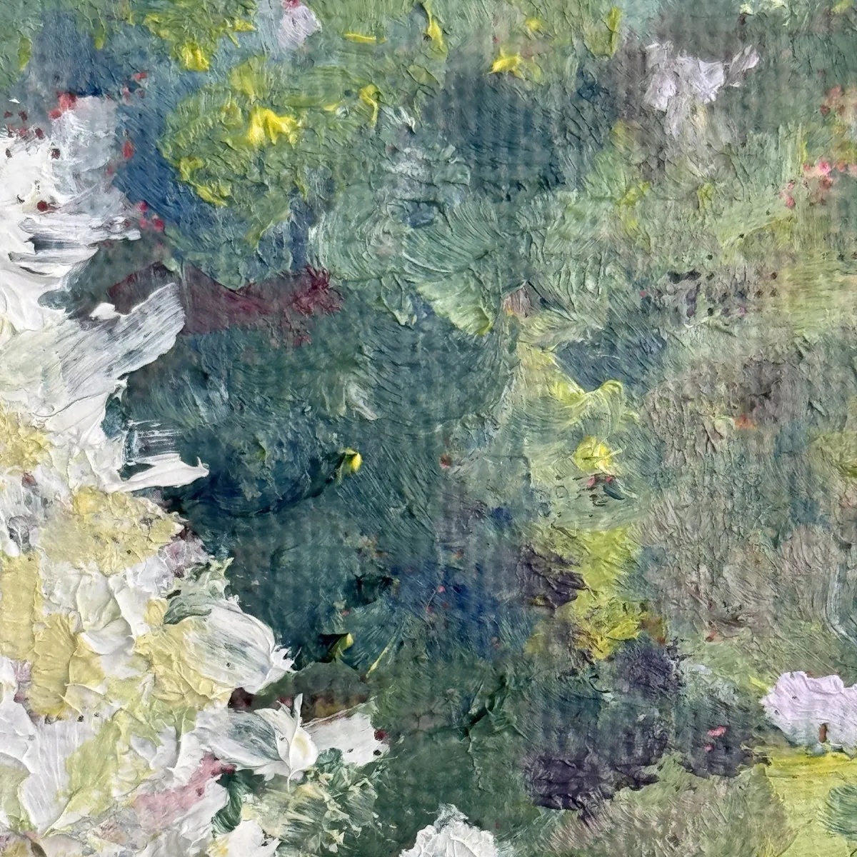 Hydrangea Paniculata, Óleo sobre lienzo — fotografía 2