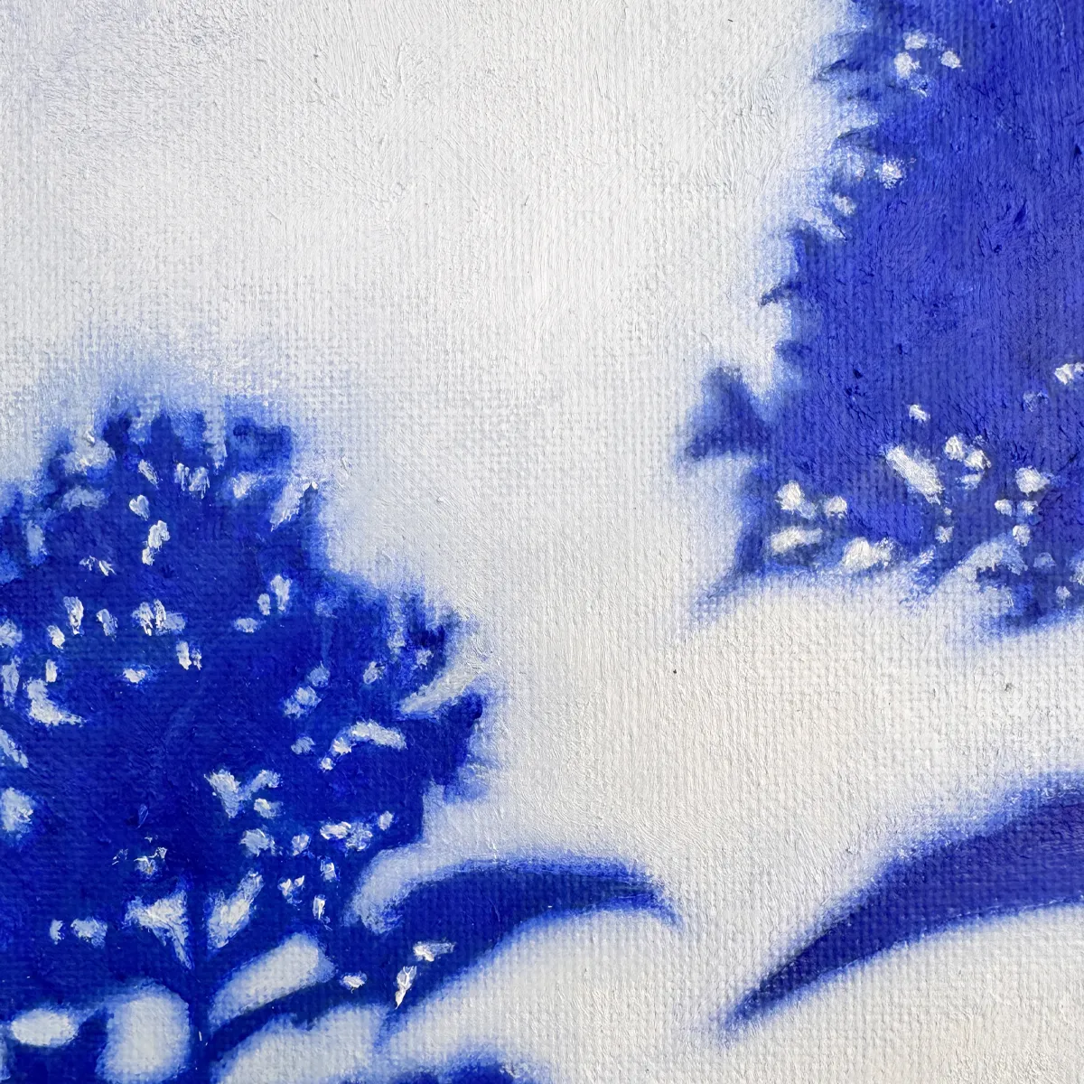 Blau, Óleo sobre lienzo — fotografía 2
