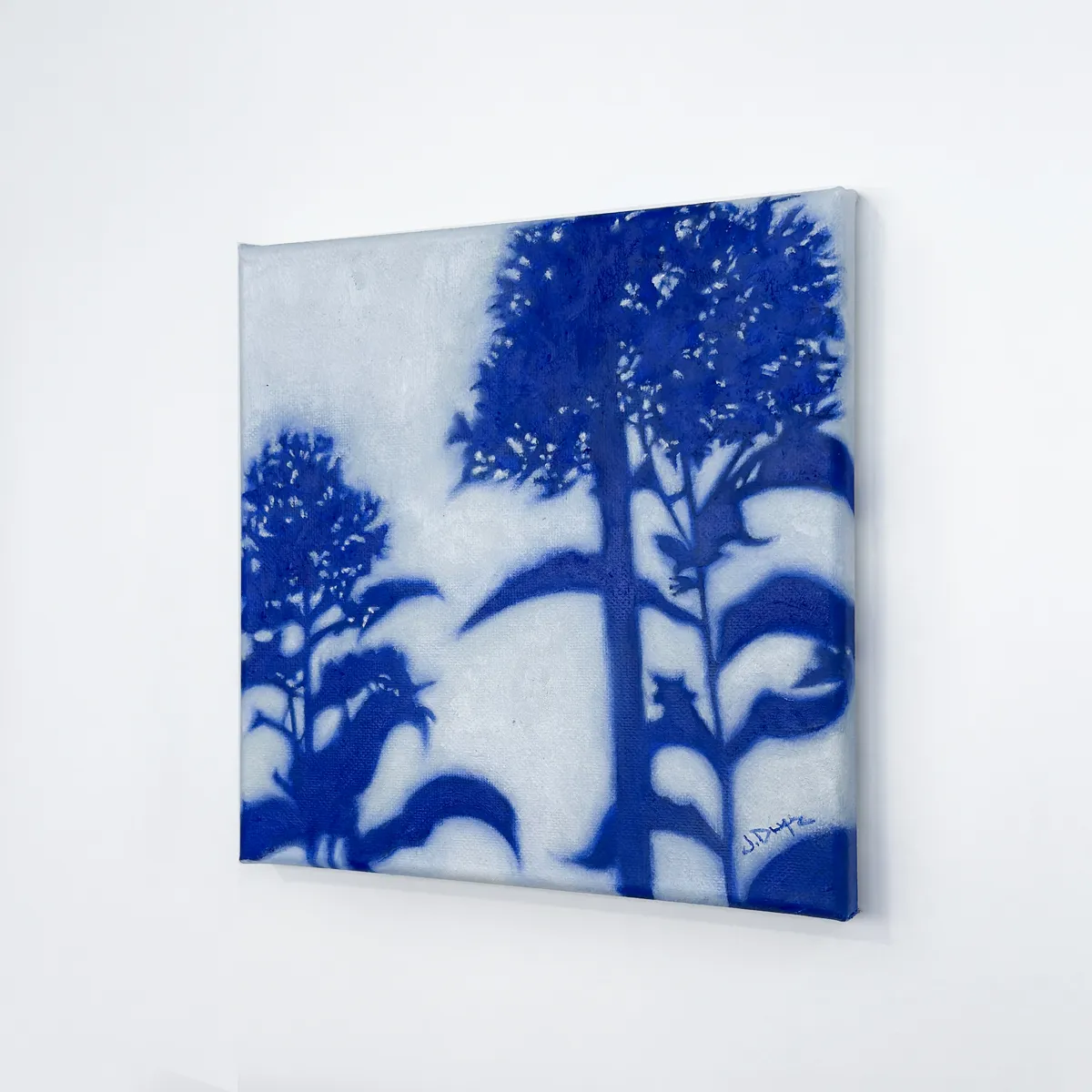 Blau, Óleo sobre lienzo — fotografía 3