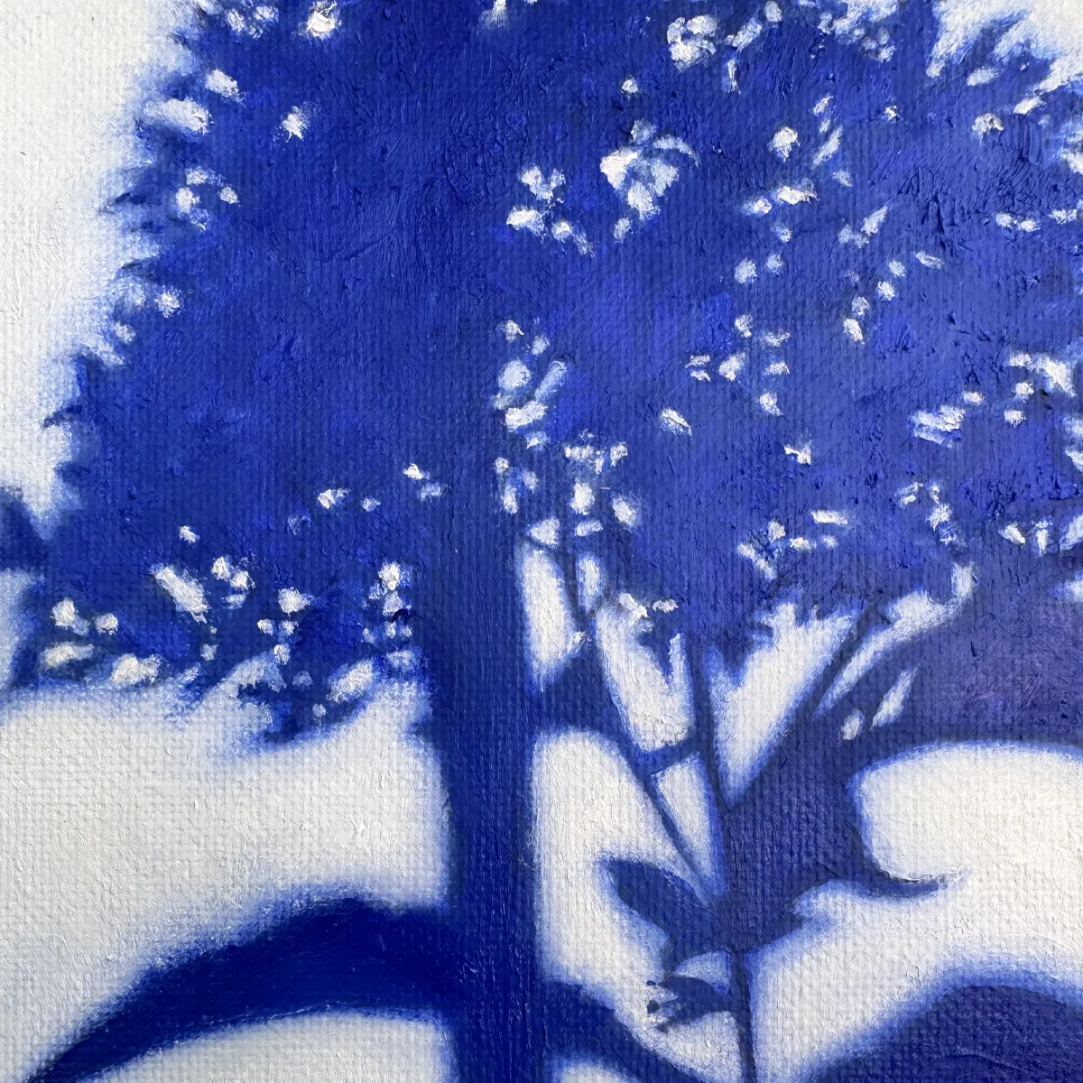 Blau, Óleo sobre lienzo — fotografía 4