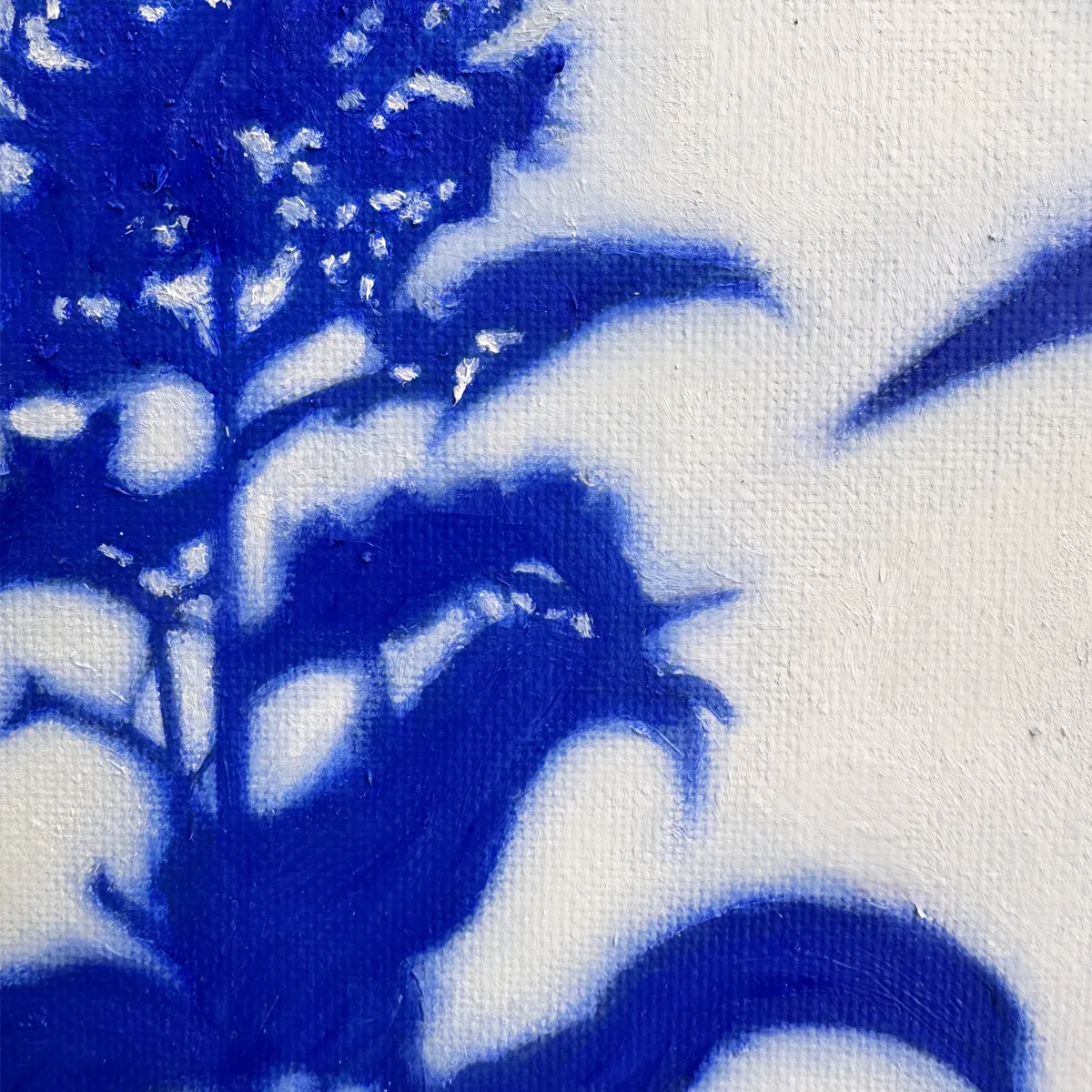 Blau, Óleo sobre lienzo — fotografía 5