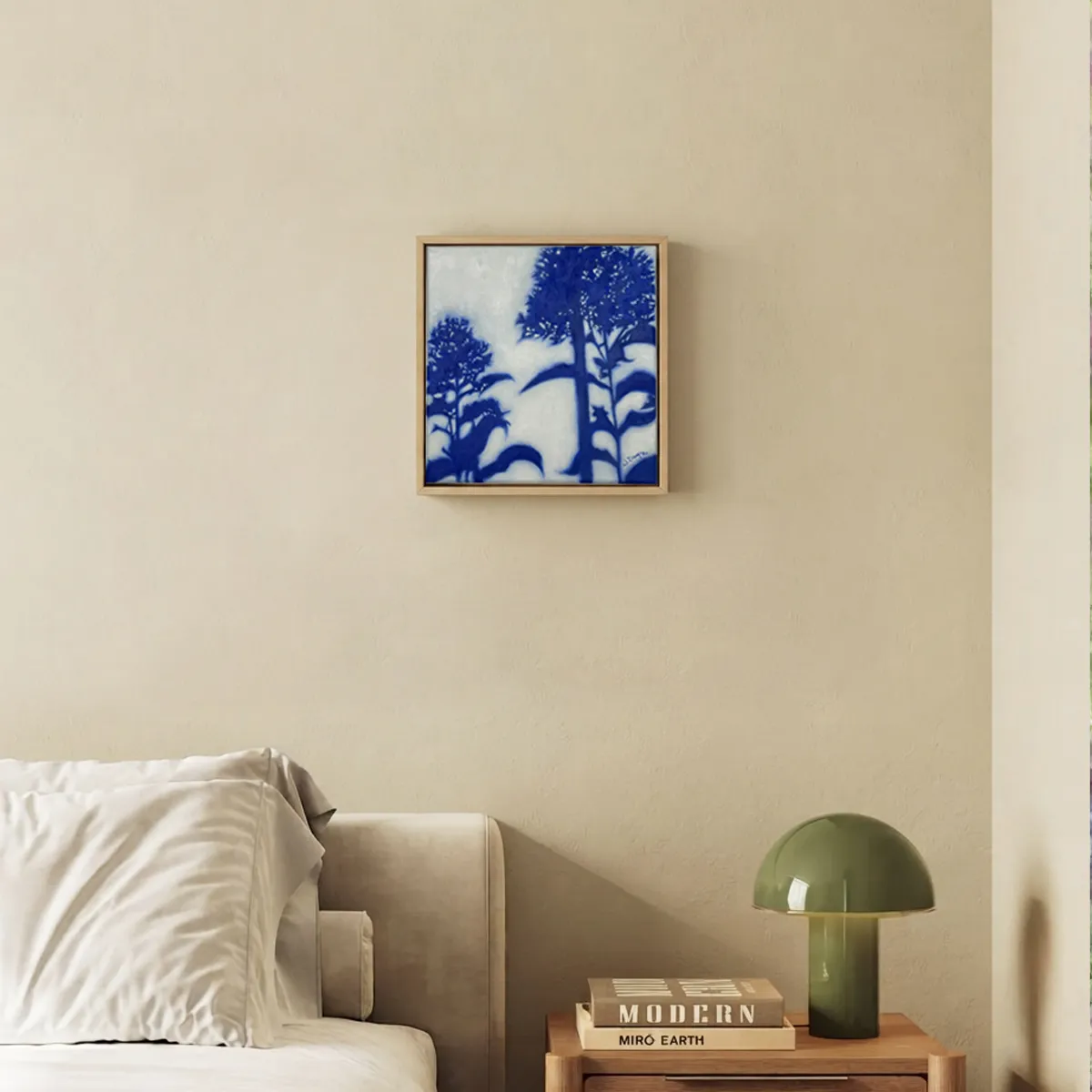 Blau, Óleo sobre lienzo — fotografía 8
